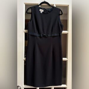 Talbots Size 10 Black Sleeveless Dress